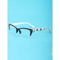 Готовые очки BOSHI 86026 Черные Белые (-9.50)