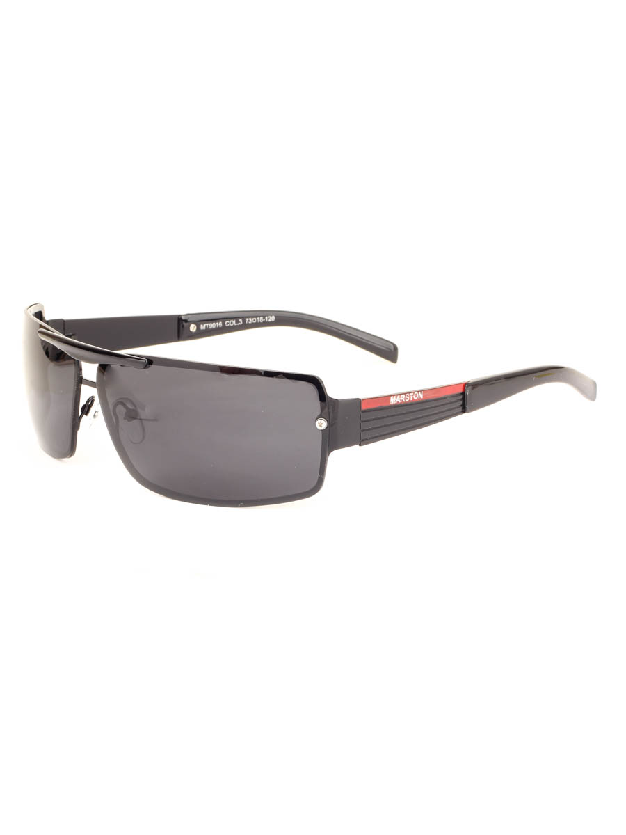 Солнцезащитные очки MARSTON 9016 Черные Глянцевые