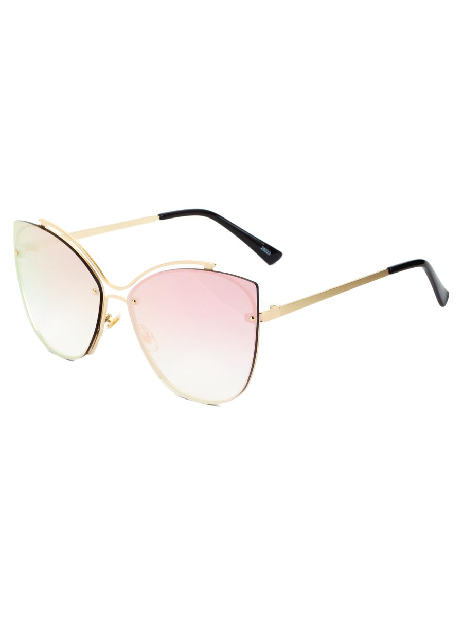 Солнцезащитные очки Keluona 28023 Розовые Зеркальные