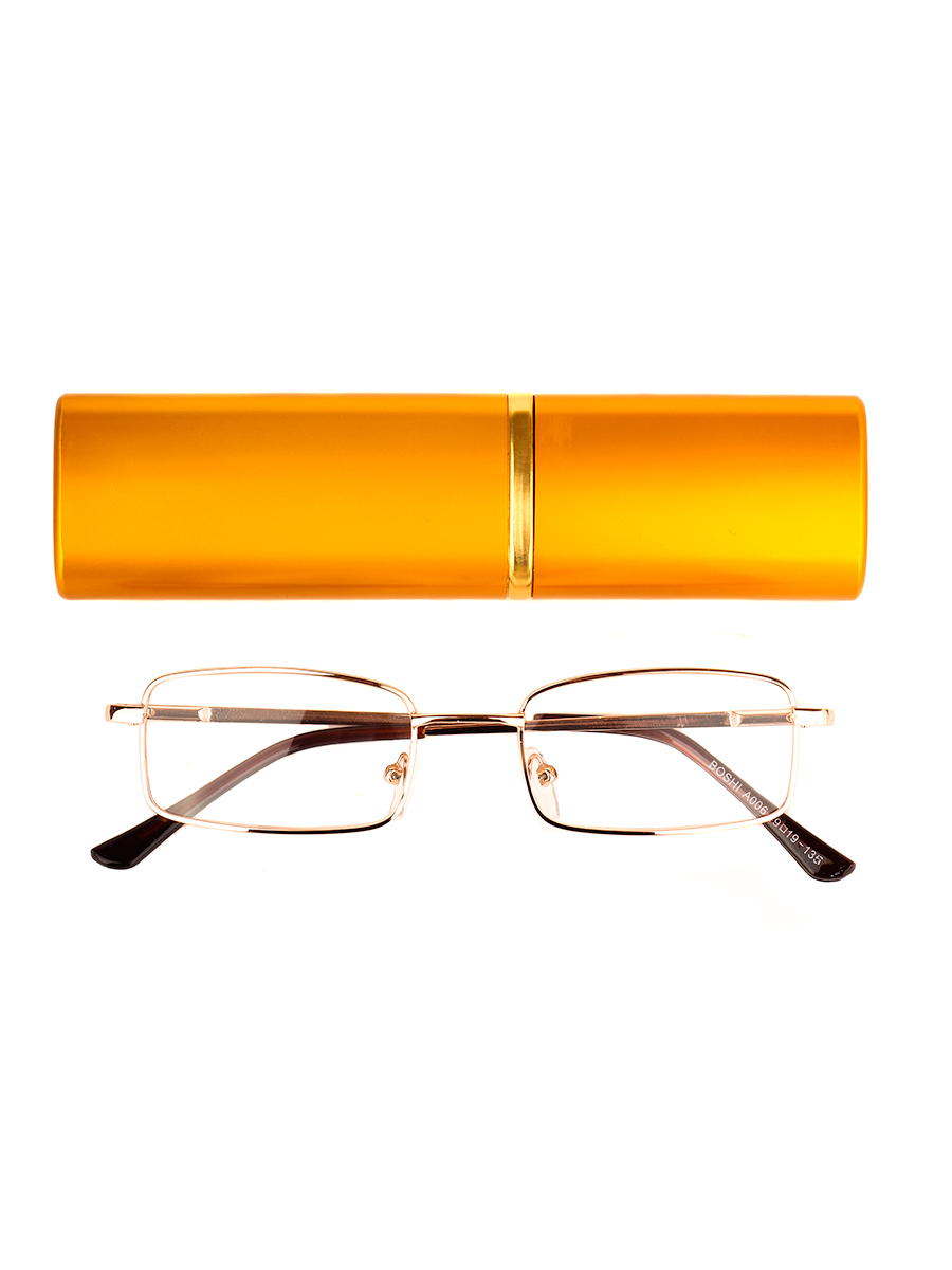 Готовые очки BOSHI A006 Золотистые (Ручка широкая)