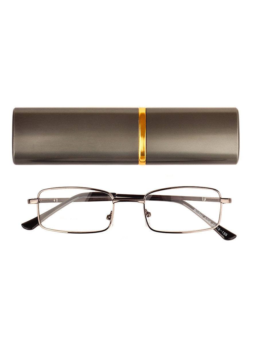 Готовые очки BOSHI A006 Серые (Ручка широкая) (-9.50)